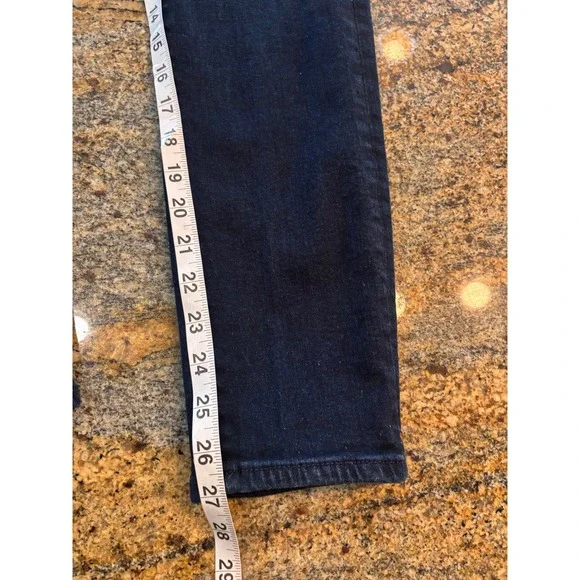 Good American Dark Wash Skinny Jeans Women's Size 12 (Fits‎ 8) Stretchy Denim - Picture 4 of 8